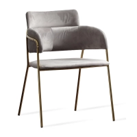 Chaise rembourrée de style vintage