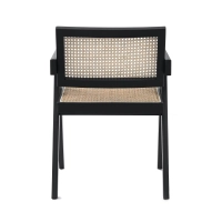 Replica Chandigarh chair with arms by designer Pierre Jeanneret 