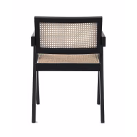 Replica Chandigarh Stuhl mit Armlehnen von Designer Pierre Jeanneret 