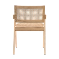 Replica Chandigarh chair with arms by designer Pierre Jeanneret 