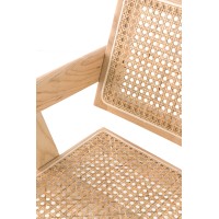 Replica Chandigarh stoel met armen door ontwerper Pierre Jeanneret 