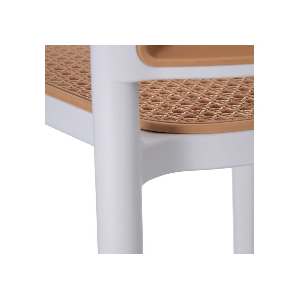 Synteettinen rottinki ulkotuoli