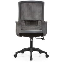 Chaise De Bureau Avec Accoudoirs Noirs