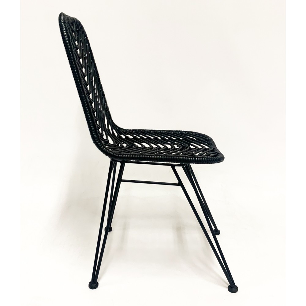 Le Midi Stuhl in Rattan perfekt für den Außenbereich