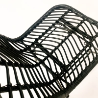 Cadeira Le Midi em rattan adequada para exterior