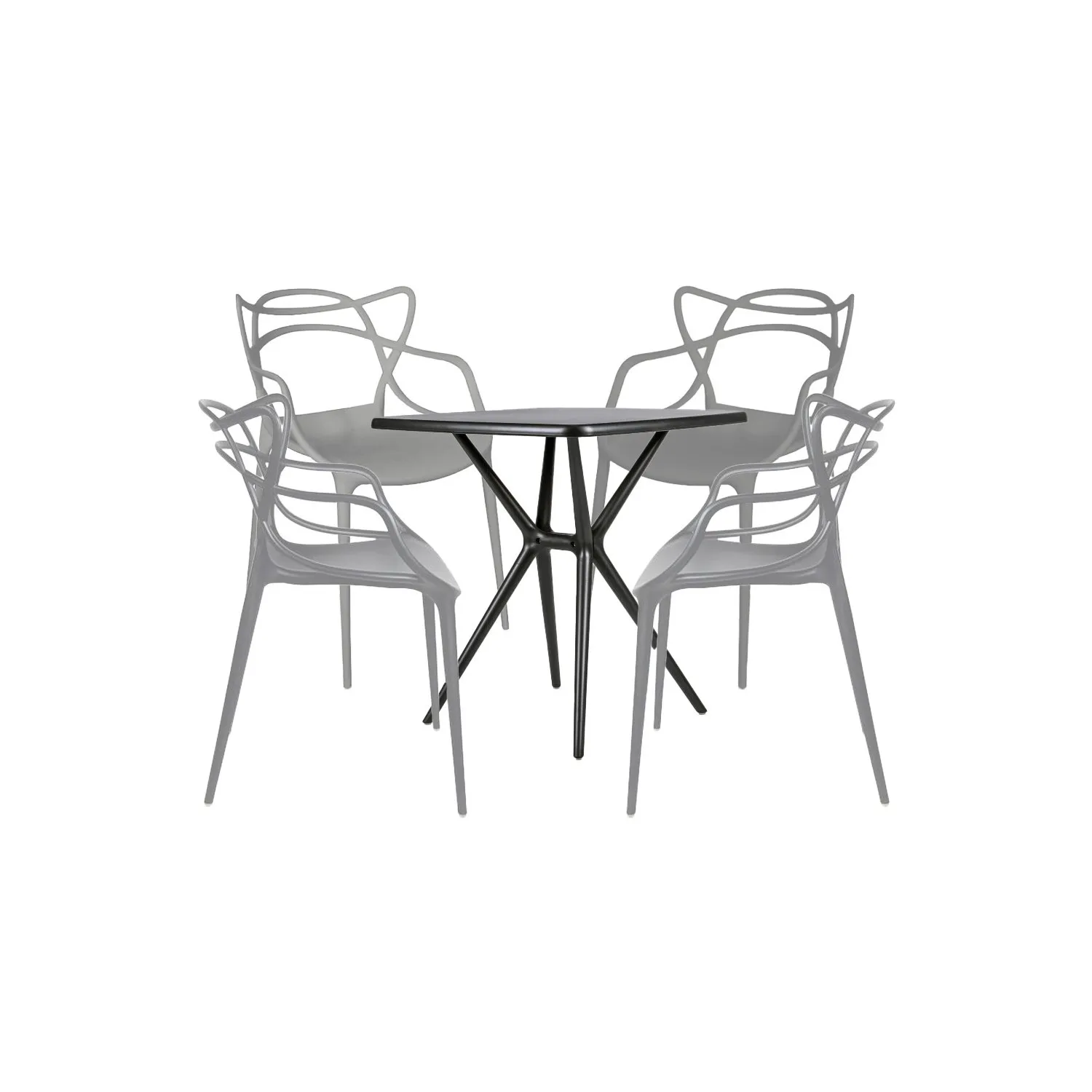 Moises Gartenstuhl und Tisch