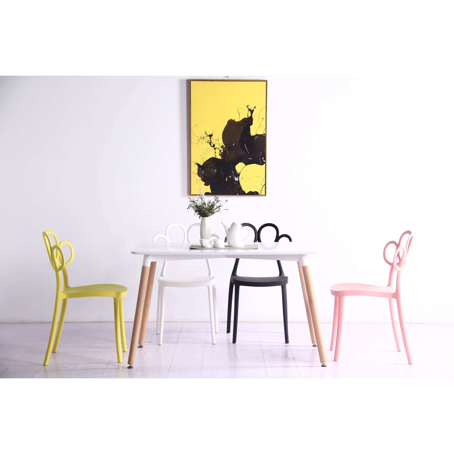Mesa de comedor Fox rectangular de 160cm