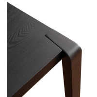 Inmod mesa de jantar retangular de madeira