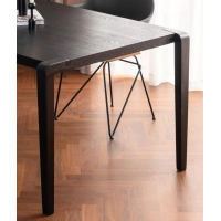 Table à manger rectangulaire en bois Inmod