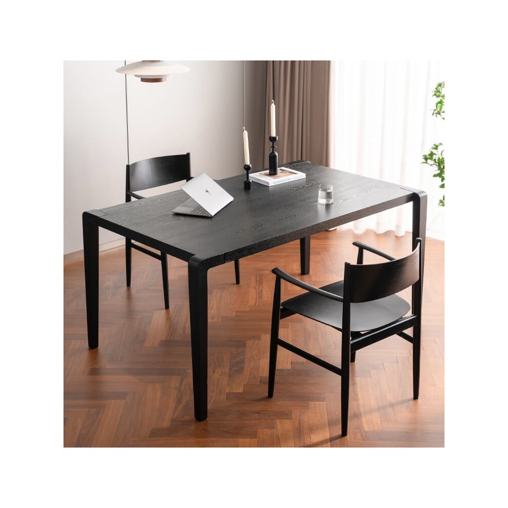 Inmod rechthoekige houten eettafel