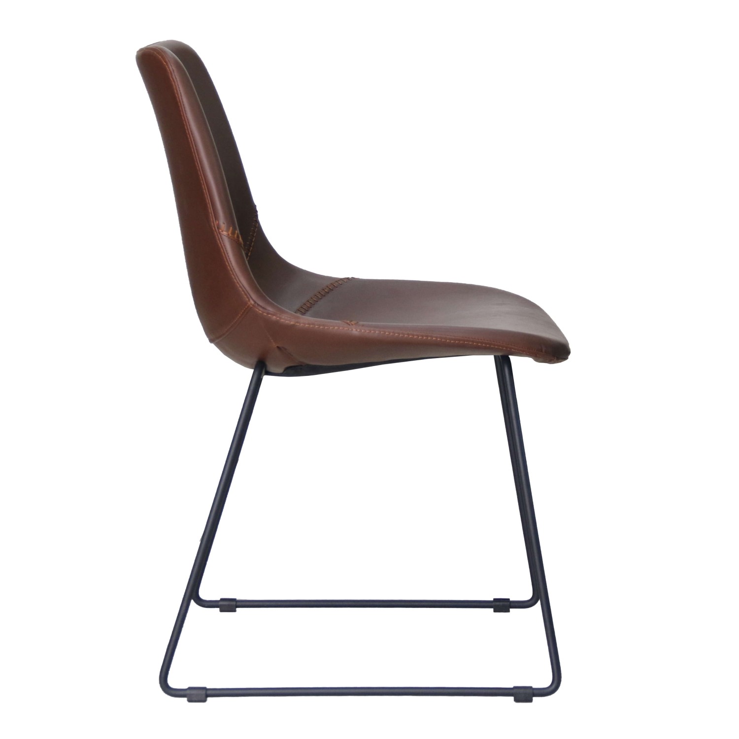 Silla Industrial City Tapizada en Polipiel