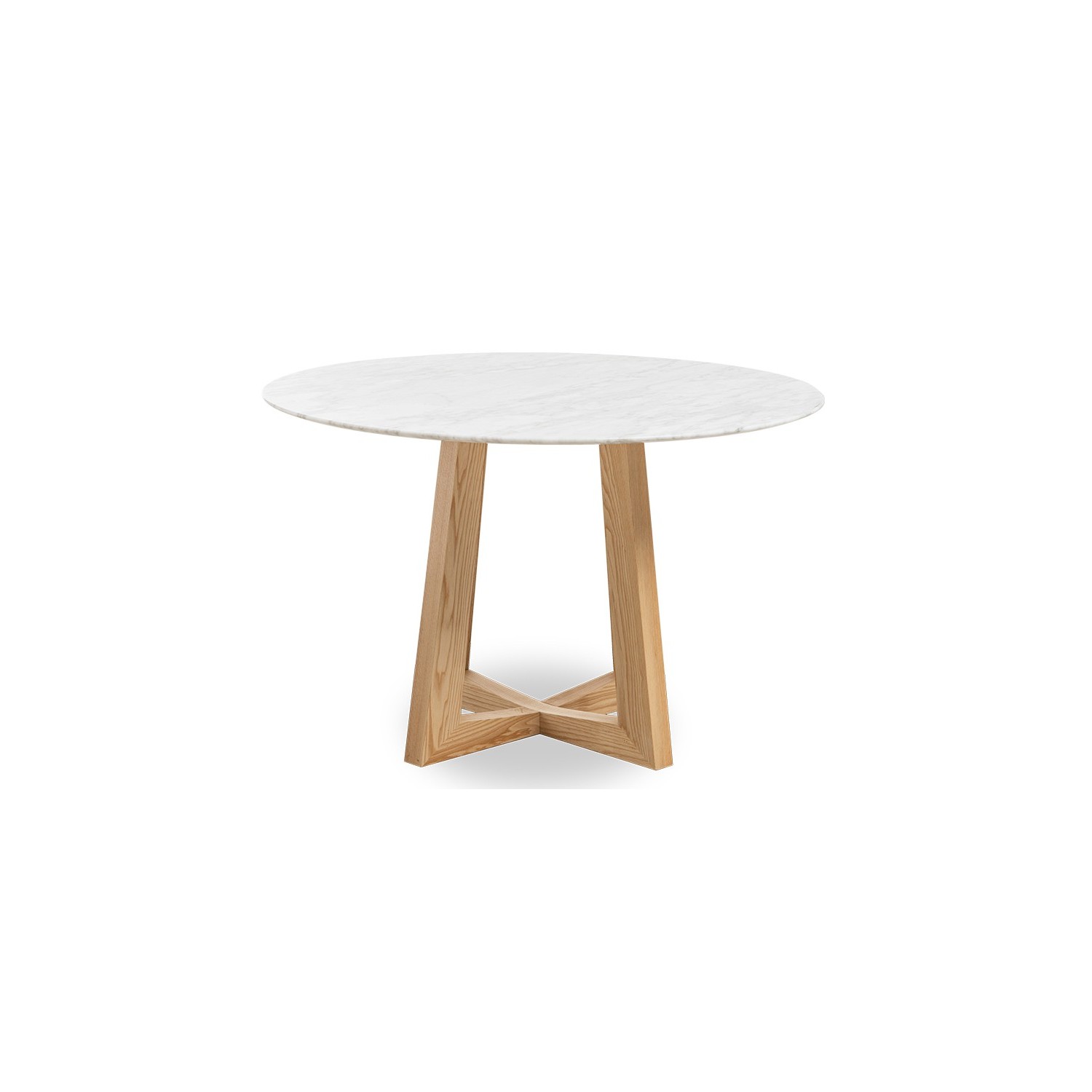 Table à manger Dream en marbre de Carrare 115cm