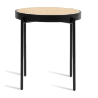 Mesa auxiliar North en ratán de 50cm