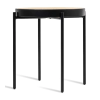 North side table in rattan 50cm