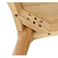Mesa de jantar Nordic Dubli em madeira de freixo