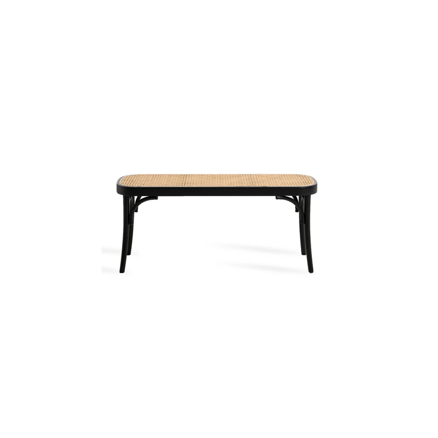 Panca Oldhouse vintage in rattan naturale