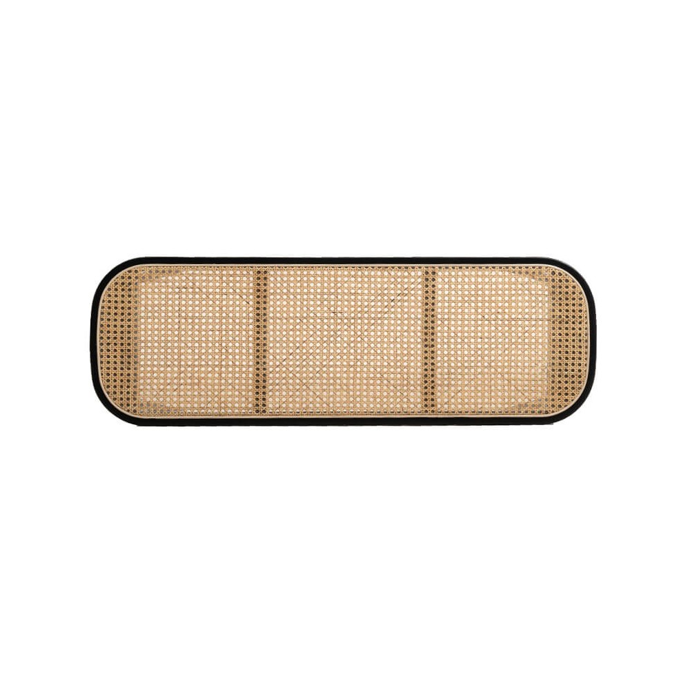 Vintage Oldhouse Bank in natuurlijk rotan