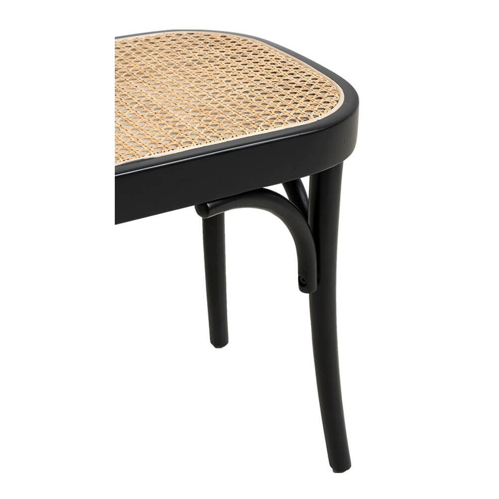 Vintage Oldhouse Bank in natuurlijk rotan