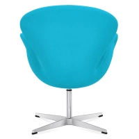 Réplica de la silla Swan en cachemir de Arne Jacobsen