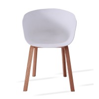 Krzesło Daxer Nordic z drewna bukowego w stylu nordyckim