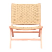 Fauteuil Nordic Forest en bois de hêtre et corde naturelle