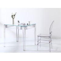 Isabelle Ghost stol i transparent polykarbonat