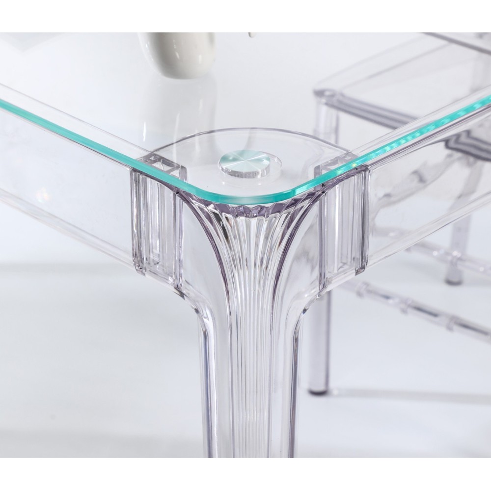 Pakkaa Ghost-pöytä 120 cm ja 4 Felipe Ghost -tuolia