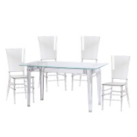 Pack Tavolo Ghost 120cm E 4 Sedie Felipe Ghost