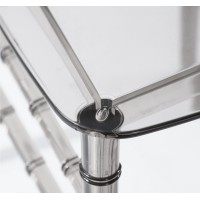 Pack Ghost Tisch 120cm und 4 Stühle Felipe Ghost