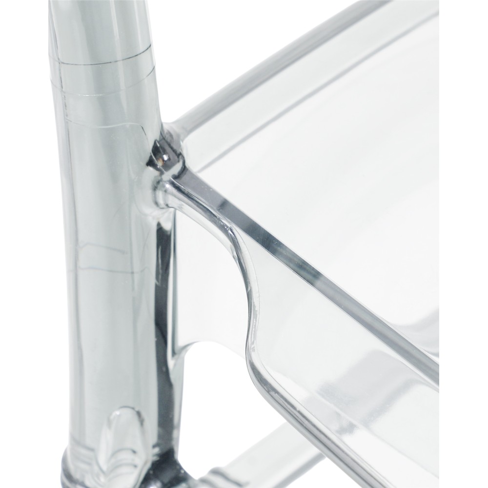 Zapakuj stół Ghost 120 cm i 4 krzesła Felipe Ghost