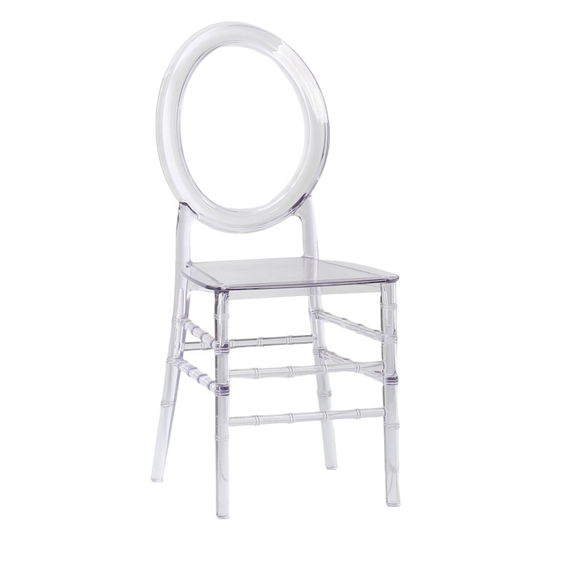 Pack Mesa Ghost 120cm Y 4 Sillas Felipe Ghost