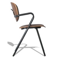 Teollinen tuoli Alpha pähkinäpuusta