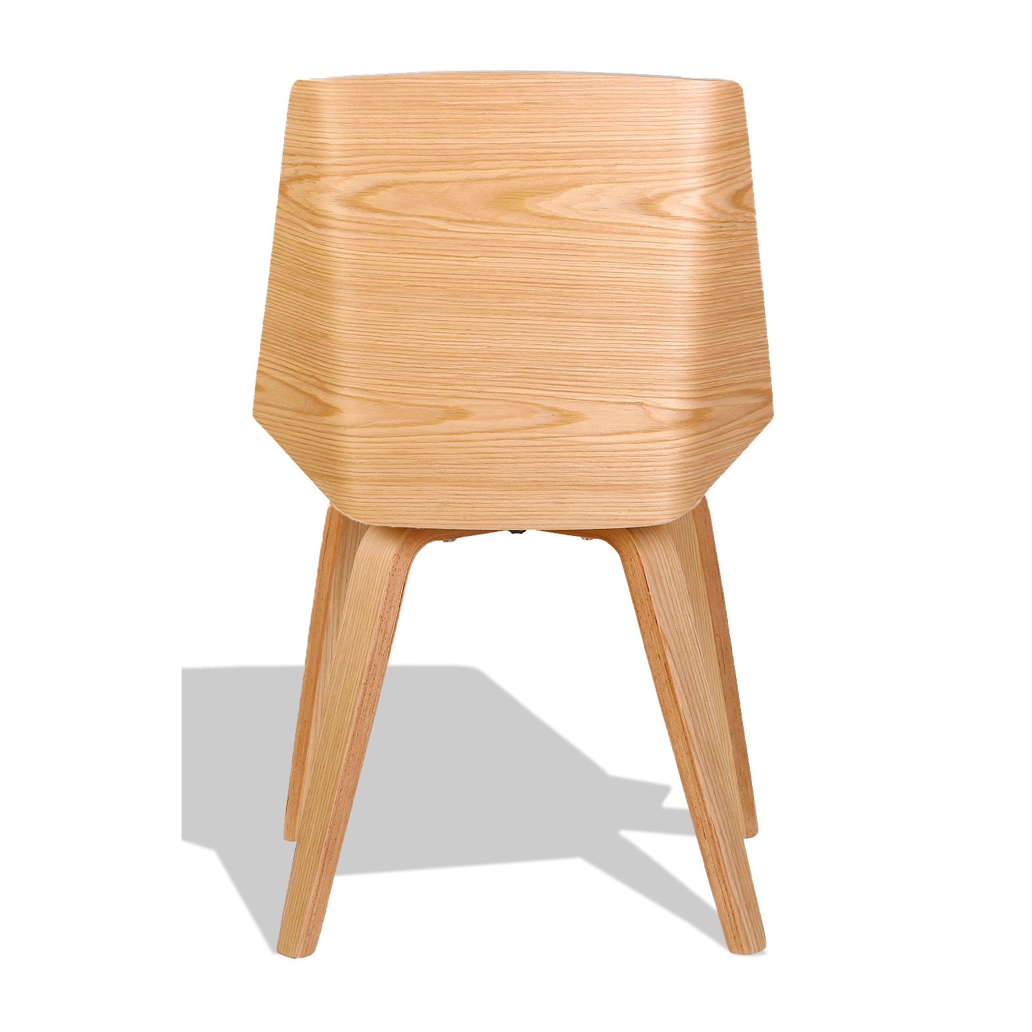 Nordic Plywood S stol med kudde i konstläder och lönnträ