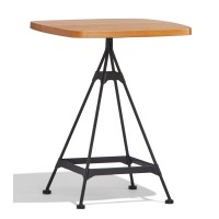 Amadeus industrial high table in beech wood