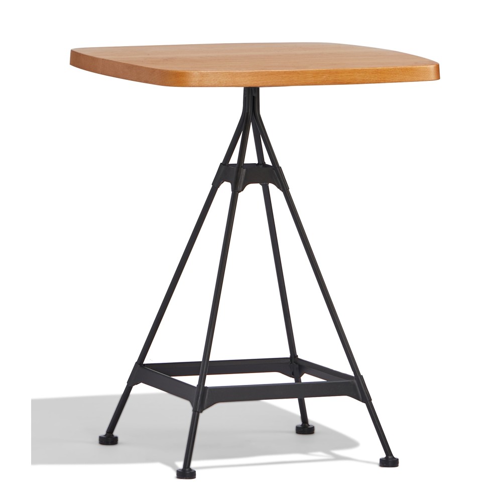 Amadeus industriële hoge tafel in beukenhout