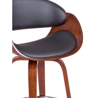 Hocker Burrow mit Kunstlederkissen