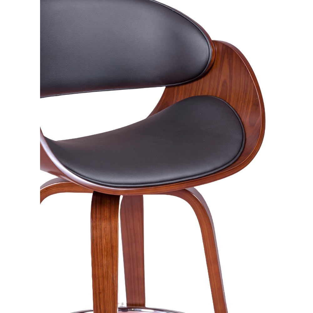 Hocker Burrow mit Kunstlederkissen