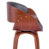 Tabouret Burrow avec coussin en similicuir
