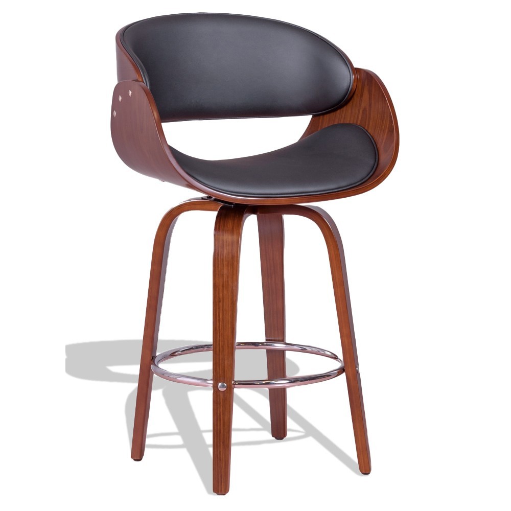 Hocker Burrow mit Kunstlederkissen