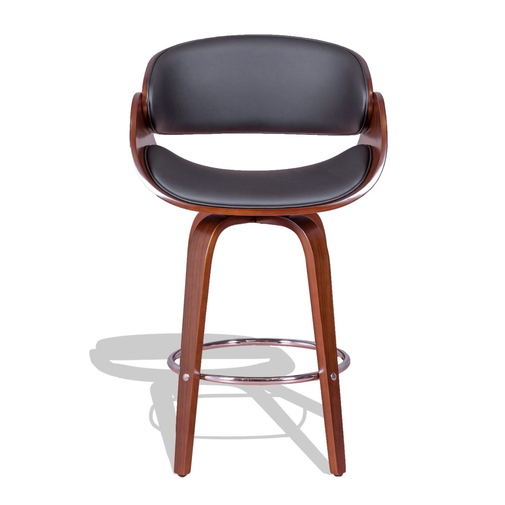 Hocker Burrow mit Kunstlederkissen