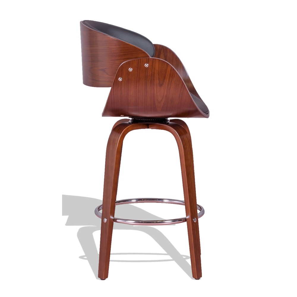 Hocker Burrow mit Kunstlederkissen