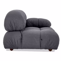 Zweiteiliges modulares Sofa Laurel mit Armlehnen