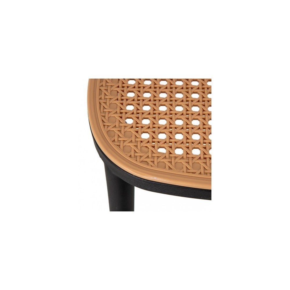 Pack 4 Moulin stoelen in synthetisch rotan