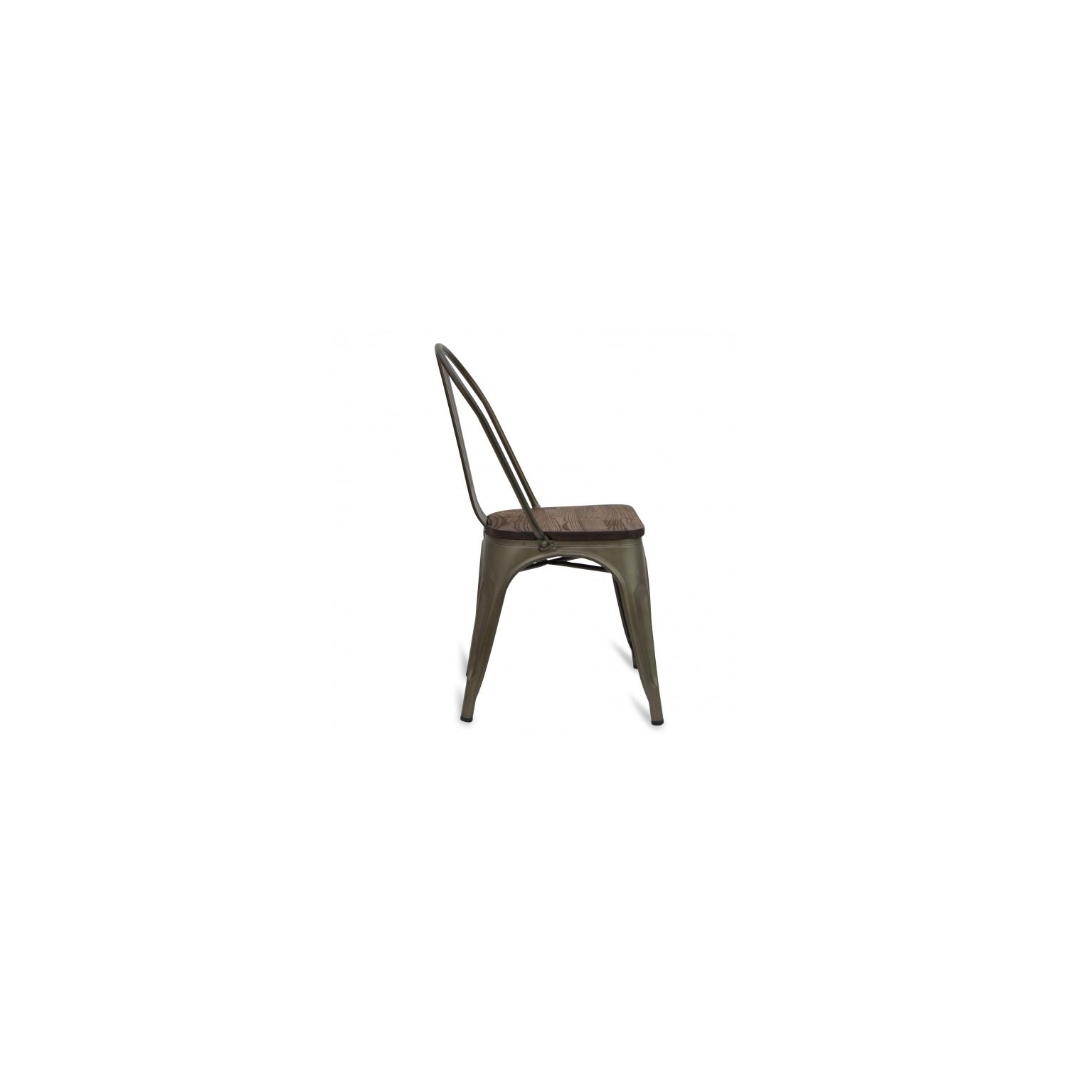 Pack 4 Moulin chairs in synthetic rattan