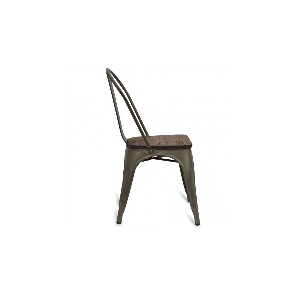 Pack 4 Moulin stoelen in synthetisch rotan