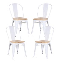 Pack 4 Moulin stoelen in synthetisch rotan