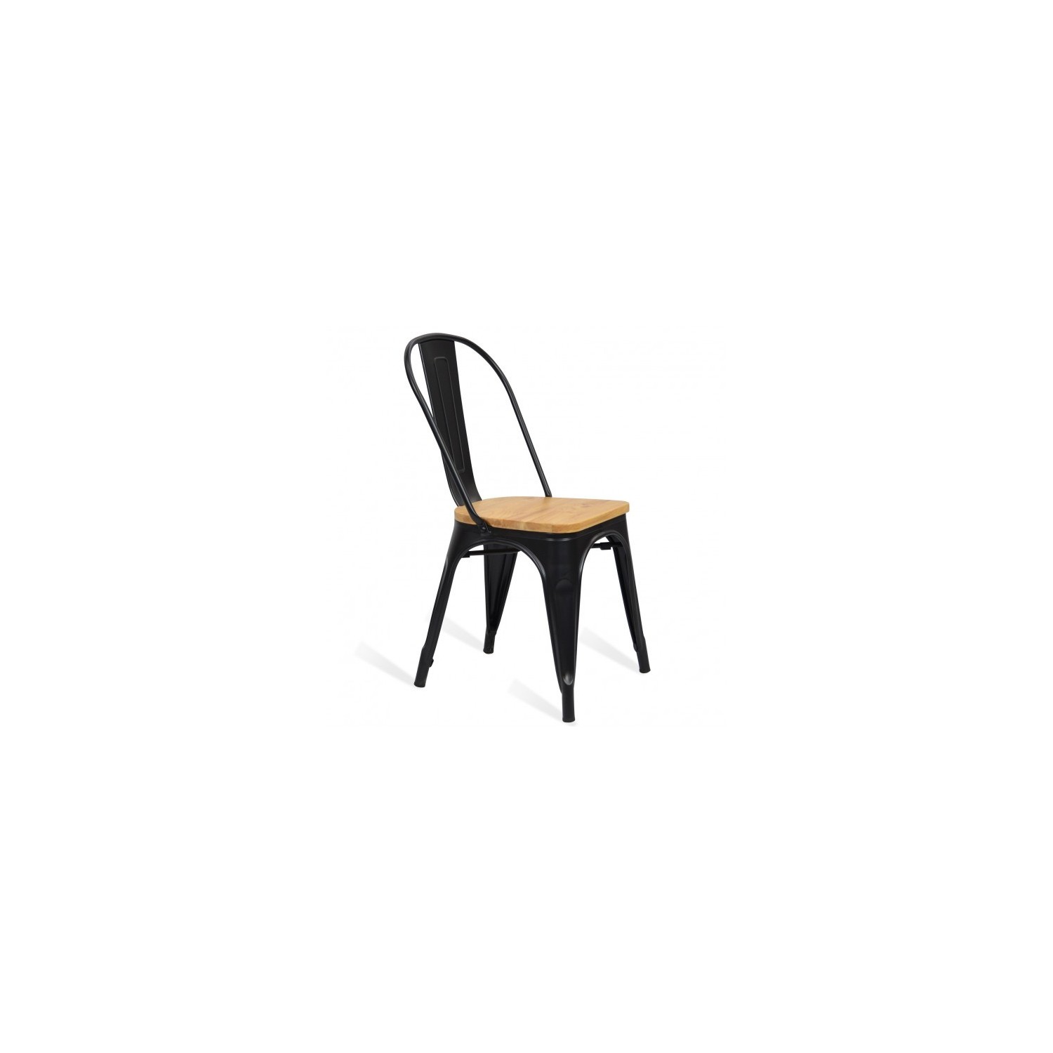 Pack 4 Moulin chairs in synthetic rattan