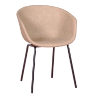 Chaise rembourrée Denver en simili cuir