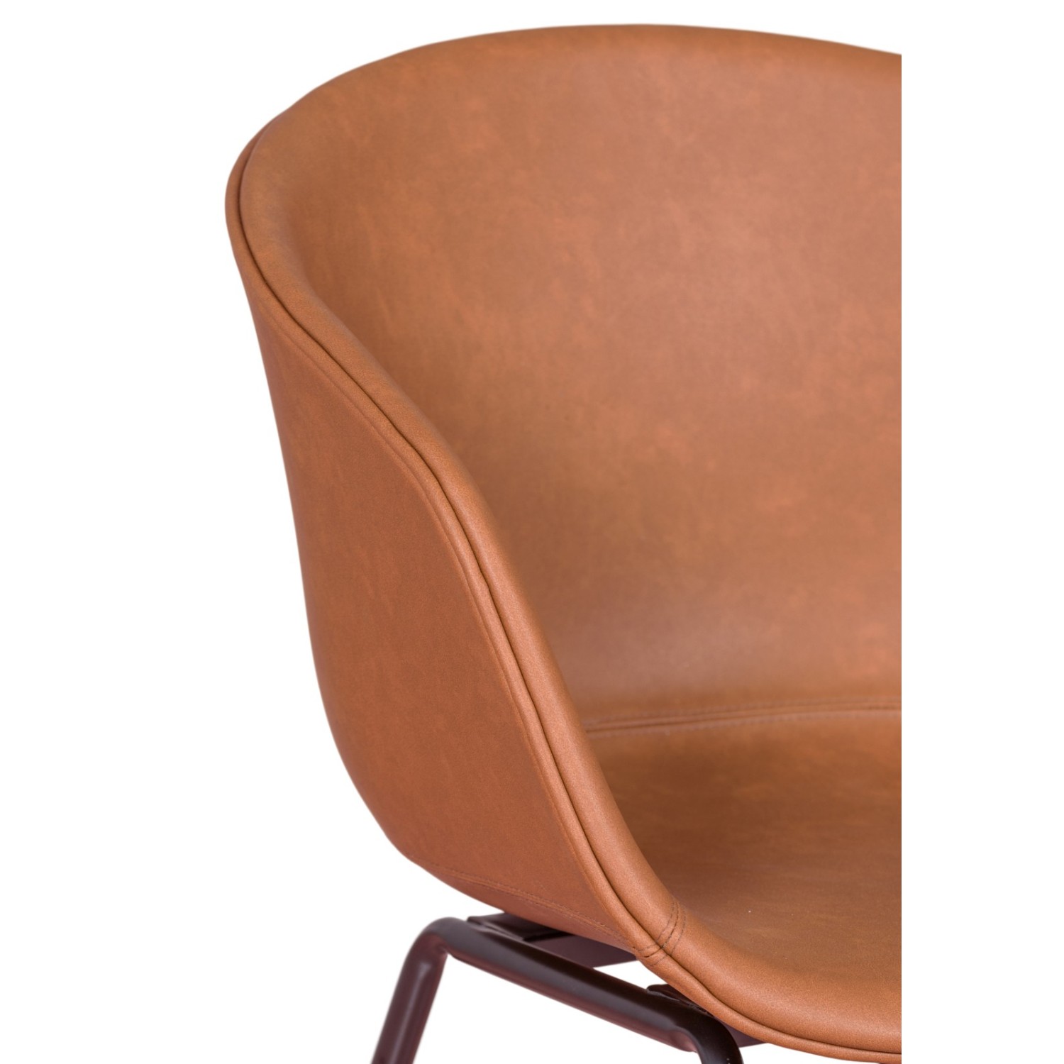 Chaise rembourrée Denver en simili cuir