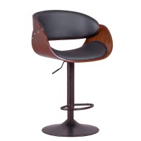 Jakkara Burrow Nostin pähkinäpuun ja keinonahkaisen tyynyn muodossa